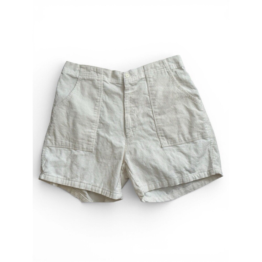 Vintage Towncraft Corduroy Shorts – Cream Off White Surfer Skater Style Size 40